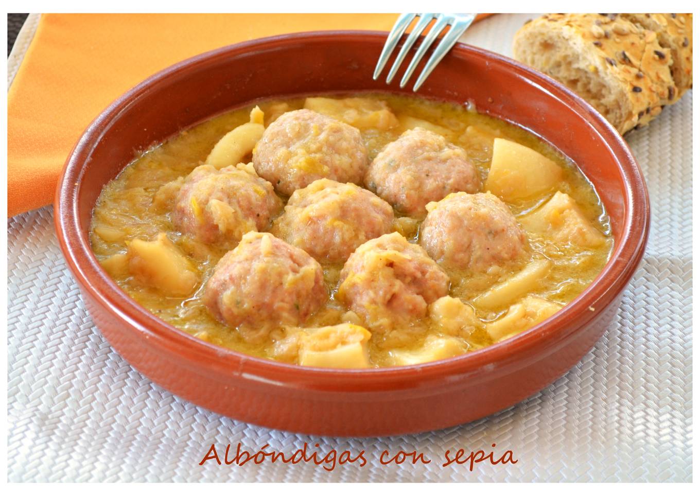 Albóndigas con sepia
