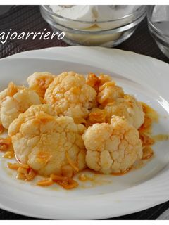 Una foto de Coliflor al ajoarriero (Thermomix)