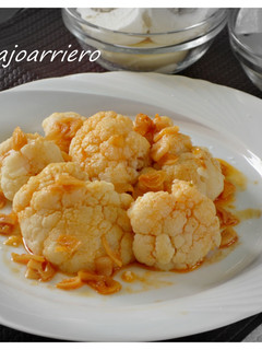 Una foto de Coliflor al ajoarriero (Thermomix)