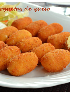 Una foto de Mini croquetas de queso