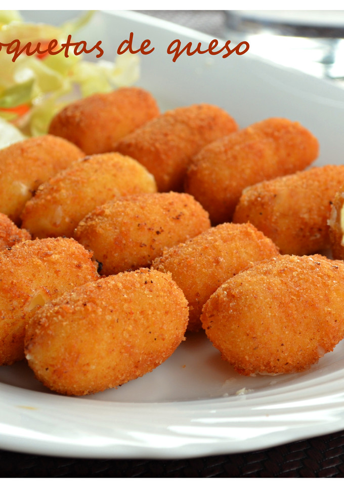 Una foto de Mini croquetas de queso