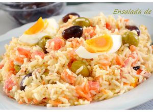Foto principal de Ensalada de arroz con mayonesa (Thermomix)