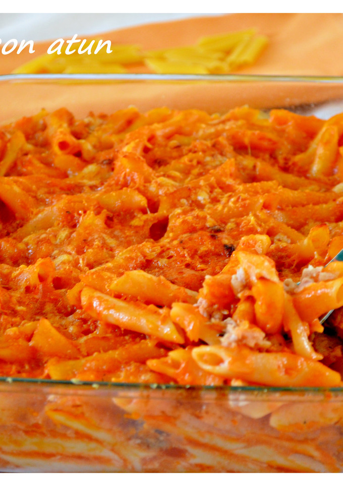 Una foto de Macarrones con atún. ( Thermomix )