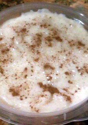 A picture of Arroz con Leche (Spanish rice pudding).