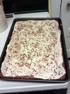 A picture of Pumpkin Bars with Cream Cheese Frosting.