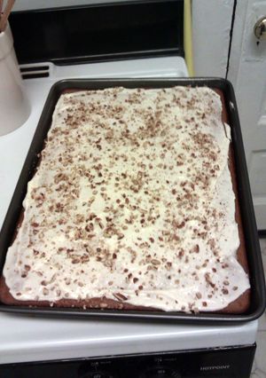 A picture of Pumpkin Bars with Cream Cheese Frosting.