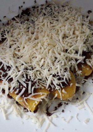 Foto resep Pisang raja bakar coklat keju