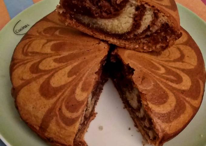 Recipe of Quick Eggless Marble Cake