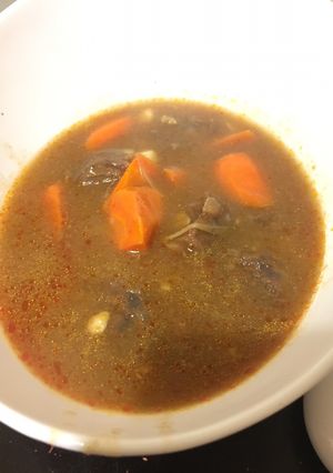 Hình của món Bò kho sả hoa hồi.