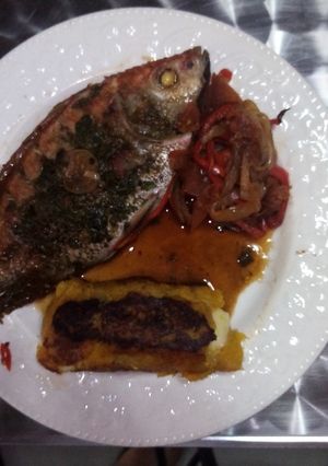Una foto de Tilapia al horno