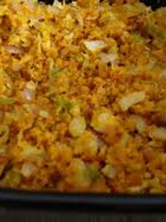 A picture of Cabbage masala.