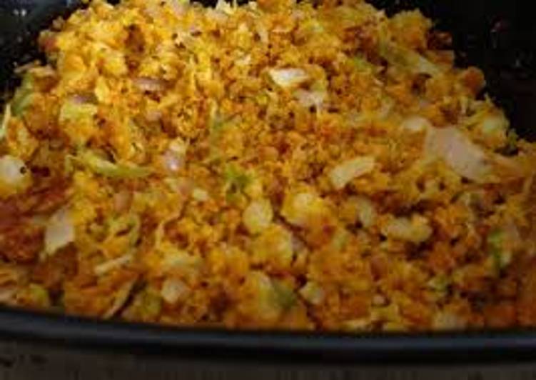 Recipe of Super Quick Homemade Cabbage masala