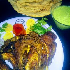 A picture of Steamed and fry mutton chops.