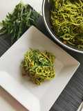 Spaghete cu pesto din rucola