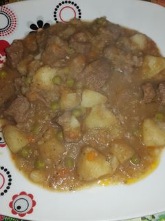Una foto de Papas con carne