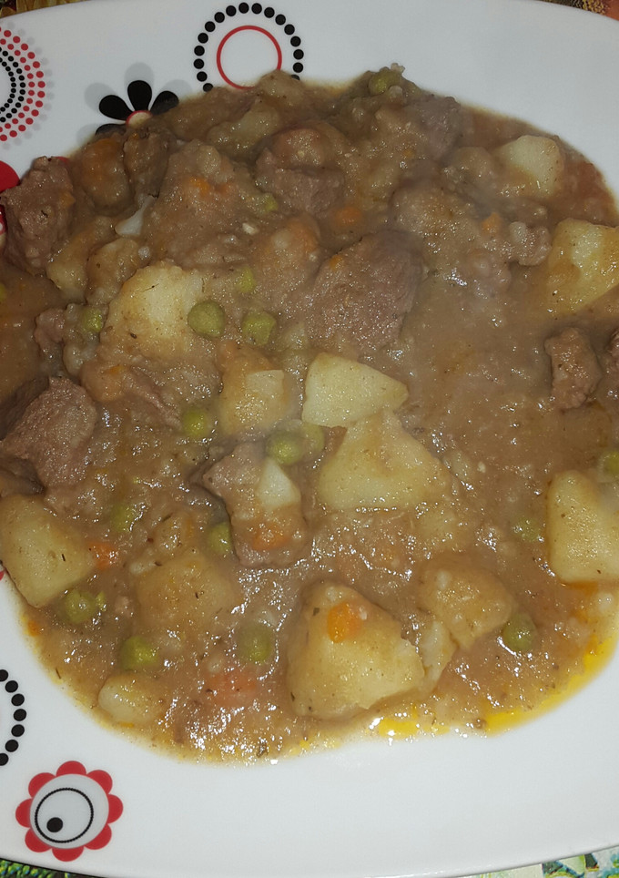 Una foto de Papas con carne