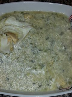 Una foto de Caldo de huevo