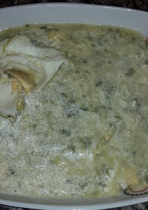 Una foto de Caldo de huevo