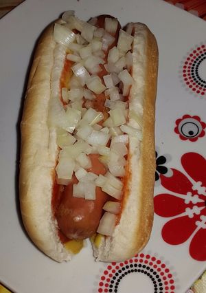 Una foto de Perrito caliente de la abuela