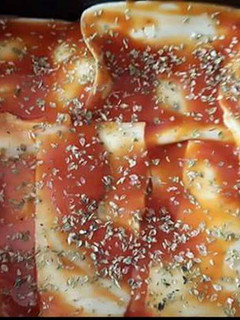 Una foto de Falsa pizza con lomo de cerdo