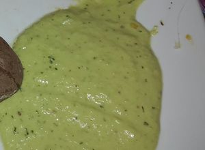 Una foto de Mojo de pimiento verde