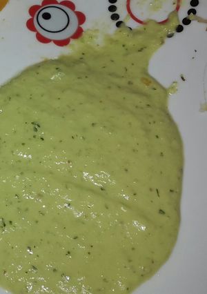 Una foto de Mojo de pimiento verde