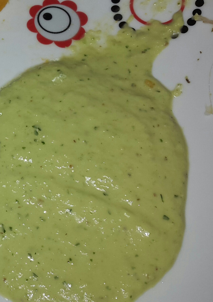 Una foto de Mojo de pimiento verde