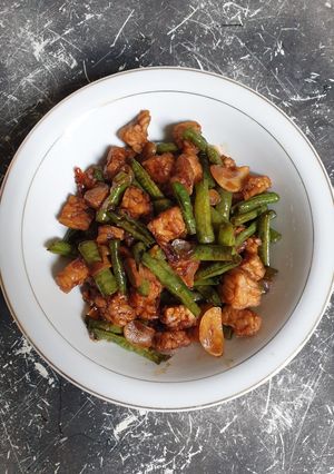 Foto resep Orek tempe kacang panjang