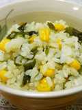 Kid-Friendly Wakame and Corn Rice