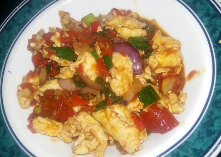 Simple Way to Prepare Quick Egg sauce Cooking Basics for Beginners