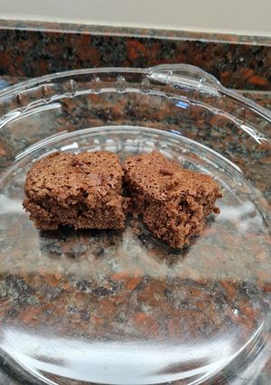 Una foto de Brownie caseros