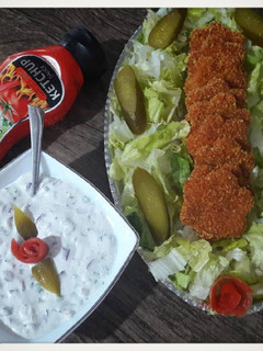 عکسی از دستور ناگت مرغ