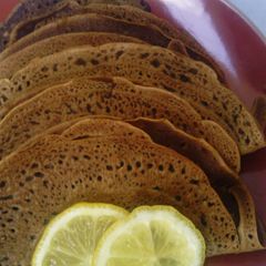 A picture of Eggless Coffee Crêpes.
