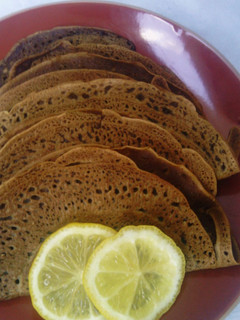 A picture of Eggless Coffee Crêpes.