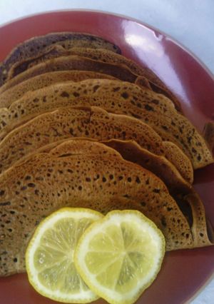 A picture of Eggless Coffee Crêpes.