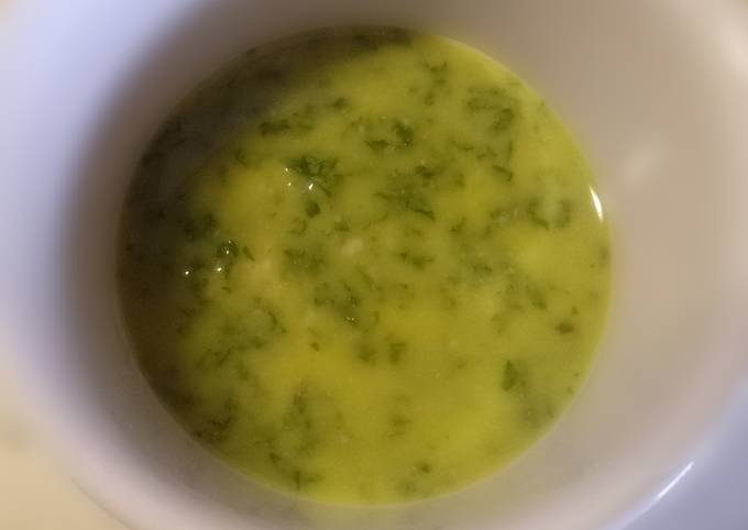 Simple parsley sauce