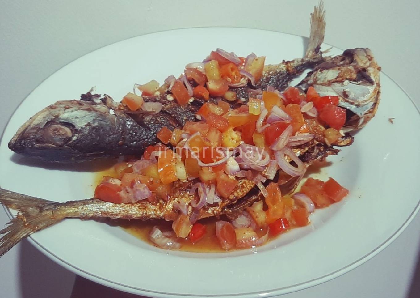 195. Ikan Kembung Goreng Sambal Dabu-dabu