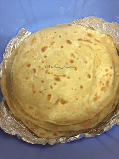 A picture of Carrot chapati#CharityRecipe.