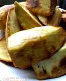 Ginger Flavoured Sweet Potatoes Wedges