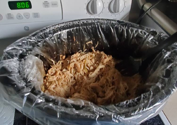 Step-by-Step Guide to Make Homemade Slow cooker Mississippi chicken (sandwiches)