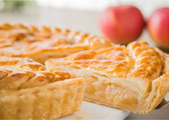 Recipe of Any-night-of-the-week Apple Pie (Puff Pastry Dough)★Recipe video★