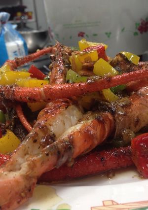 รูปของ กุ้งผัดพริกไทยดำ