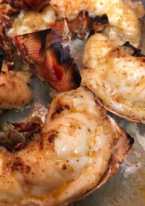 A picture of Broiled Lobster Tails.
