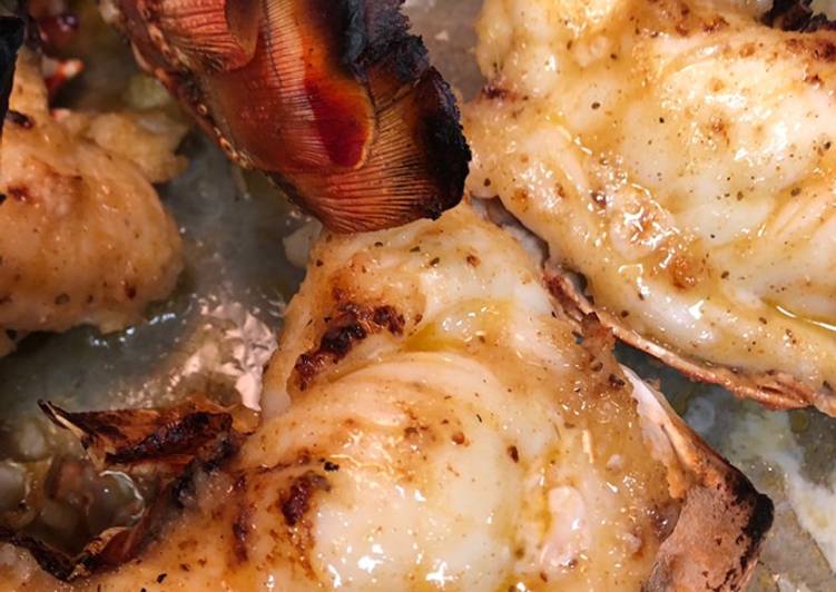 Recipe of Super Quick Broiled Lobster Tails