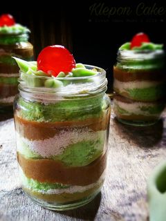 Foto resep Klepon Cake In A Jar