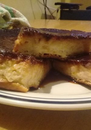 Una foto de Budín de pan