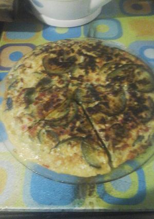 Una foto de Tortilla de zapallitos