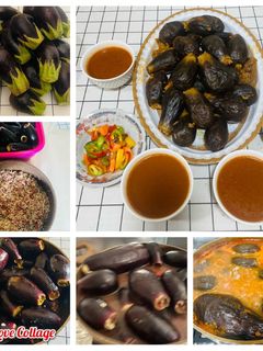 صورة لوصفة محشي الباذنجان