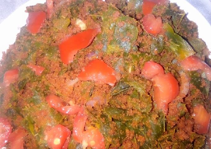 Recipe of Ultimate My simple mouringa (kwadon zogale)