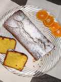 Grießkuchen mit Mandeln und Mandarinensaft